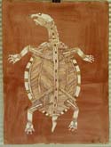 Djangil - Pig nosed Turtle by Lofty Bardayal Nadjamerrek at Annandale Galleries