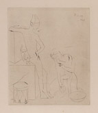 Le Bain - from Les Suites Saltimbanques, No. 12, 1905 by Pablo Picasso at Annandale Galleries