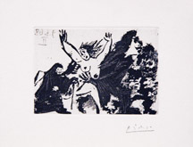 Untitled, from the 347 Series, 9 June 1968 by Pablo Picasso at Annandale Galleries