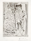 Sabartes Jouant Carmen, from Pablo Picasso Les Livres Illustres, 1960 by Pablo Picasso at Annandale Galleries