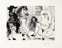 Enchange de Regards, from the 347 Series, 1968 by Pablo Picasso at Annandale Galleries