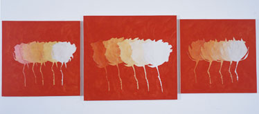 A Rose is A Rose...Gladys (triptych) by Denise Green at Annandale Galleries