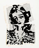 Untitled (Ref. No. 35 / Torn Female) by William Kentridge at Annandale Galleries