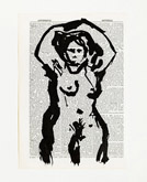 Untitled (Ref. No. 33 / Female Nude II) by William Kentridge at Annandale Galleries