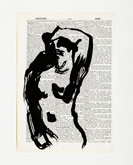 Untitled (Ref. No. 31 / Female Nude I) by William Kentridge at Annandale Galleries