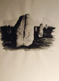 Mégalithes dans la campagne by Loic Le Groumellec at Annandale Galleries
