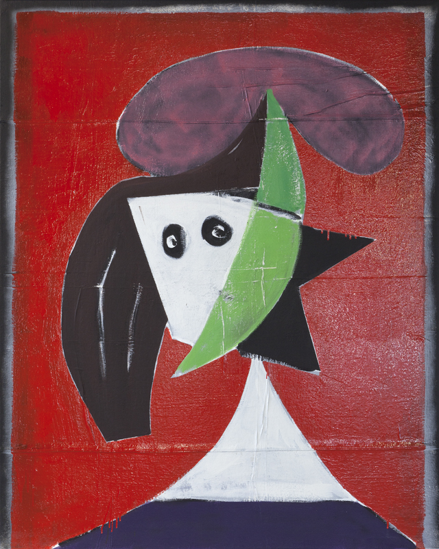 Red Painting by Jeremy Kibel at Annandale Galleries