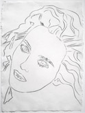 Portrait of Isabelle by Andy Warhol at Annandale Galleries