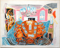 Tyler Dining Room by David Hockney at Annandale Galleries