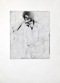 Russian Poetess, from Eight Sheets from an Undefined Novel by Jim Dine at Annandale Galleries