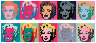Marilyn by Andy Warhol at Annandale Galleries