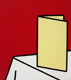 Watch me eat without appetite, a la carte by Patrick Caulfield at Frances Keevil Gallery