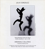 Invitation by Julio Gonzalez at Annandale Galleries