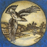 The Early Bird Catches the Worm by Kim Spooner at Annandale Galleries