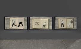 No, IT IS - Triptych of three flipbook films: Workshop Receipts, The Anatomy of Melancholy, Practical Enquiries by William Kentridge at Annandale Galleries