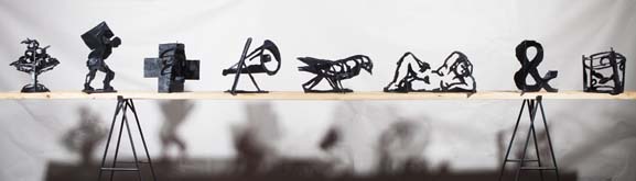 Rebus (view one) by William Kentridge at Annandale Galleries