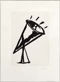 Rebus: Megaphone by William Kentridge at Annandale Galleries