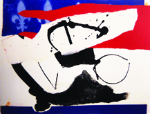 French Revolution Bicentennial No. 5 by Robert Motherwell at Annandale Galleries