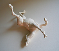 Memorial Wall of Gravity - Detail 2 by Clare Nicholson at Annandale Galleries