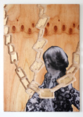 Betty (with chain shadow) study #1 by Aaron Anderson at Annandale Galleries