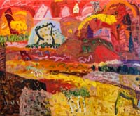 Poddy Creek Lookout   by Sally Stokes at Annandale Galleries