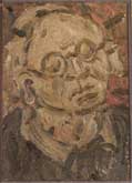 Head Of Chaim by Leon Kossoff at Annandale Galleries