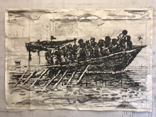 Rufugees (You Will Find No Other Seas) by William Kentridge at Annandale Galleries