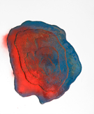 amorphous topographical gouge by Aaron Anderson at Annandale Galleries