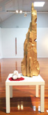 contemporary disruptive form + a pile of baseballs by Aaron Anderson at Annandale Galleries