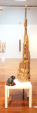 contemporary disruptive form  + a rascally raccoon by Aaron Anderson at Annandale Galleries