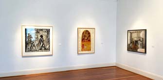 Artists of the Gallery Install #1 by William Kentridge at Annandale Galleries