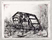 Untitled (Drawing from Wozzeck 13) by William Kentridge at Annandale Galleries