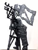 Untitled, (Shadow Figure IV) by William Kentridge at Annandale Galleries