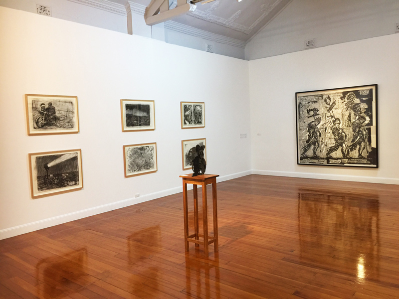 Installation Image by William Kentridge at Annandale Galleries