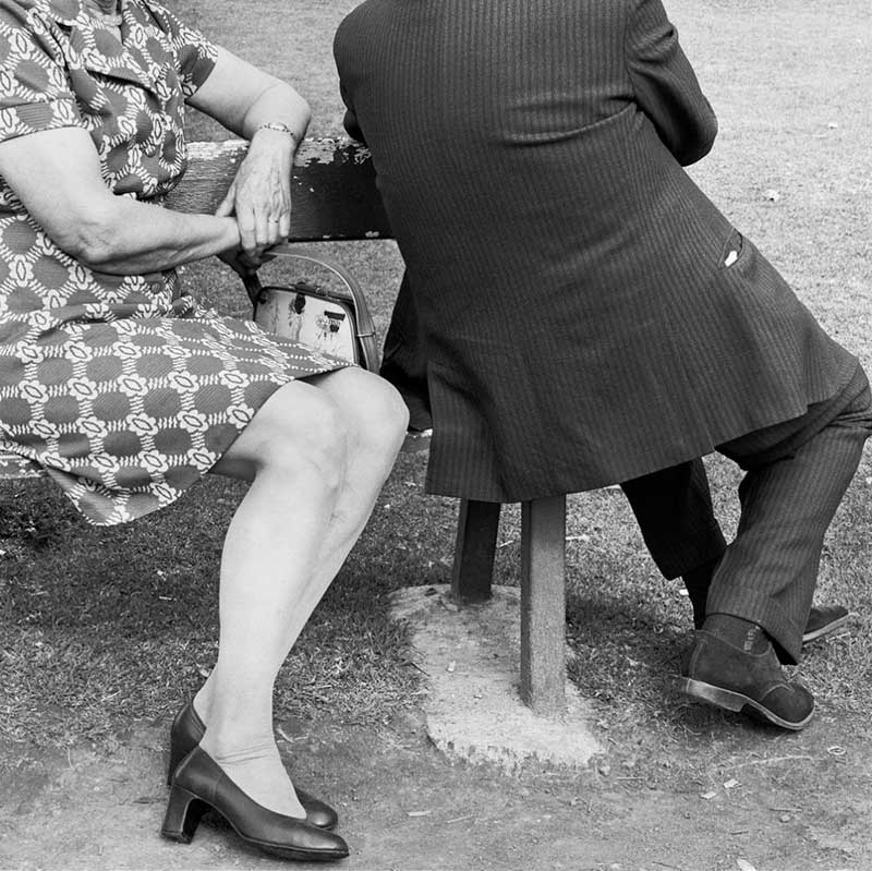 Couple on a Sunday afternoon at Zoo Lake, Johannesburg. 1975 (2_24182) by David Goldblatt at Annandale Galleries