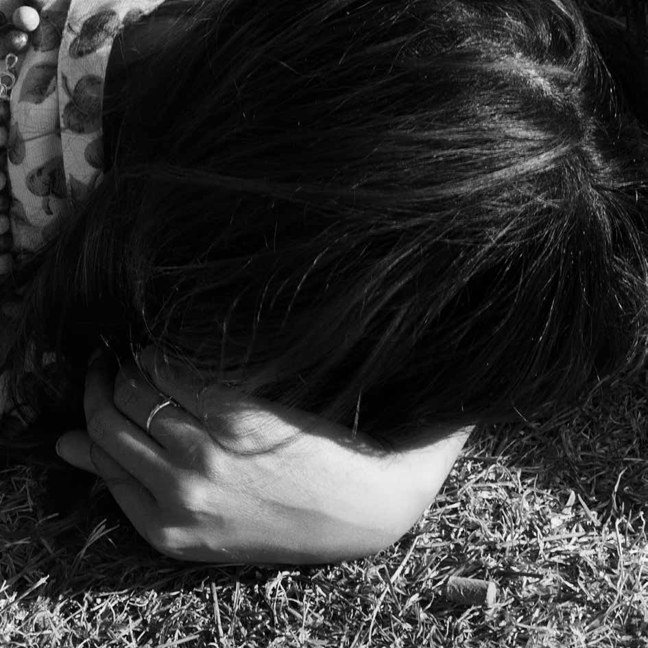 Woman sleeping, Zoo Lake, Johannesburg. 1975 by David Goldblatt at Annandale Galleries